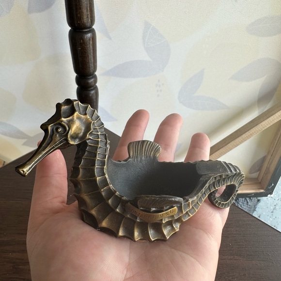 Antique Vintage BRONZE SEAHORSE K & O Co Kronheim & Oldenbusch NC - Picture 5 of 6